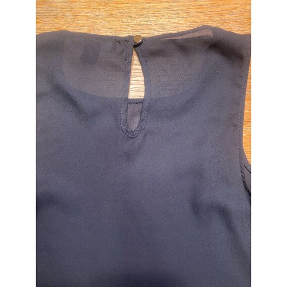 Black Sleeveless Primark Womens Blouse With Keyhole Back Closure - Picture 5 of 5
